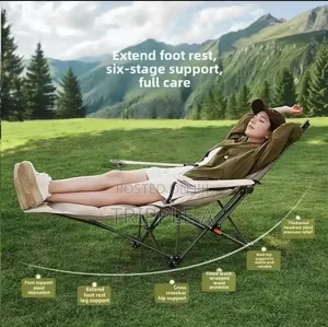 Foldable Chilling Chair With Leg Rest