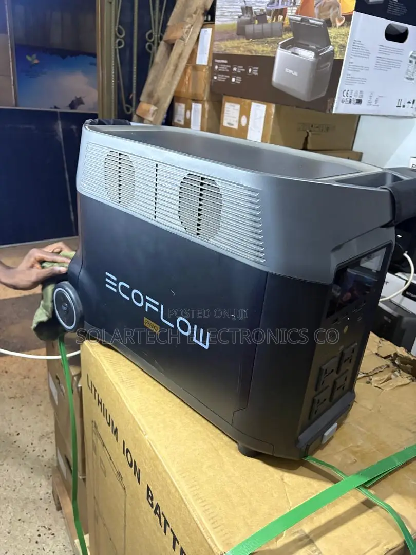 Ecoflow Delta Pro 3.6kwh Long Life Lithium Power Station Solar Input
