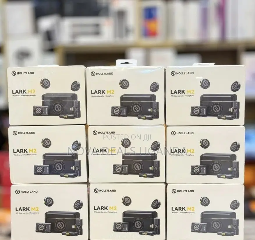 Hollyland Lark M2 Wireless Microphone for iPhone, Android and Camera