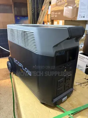 600w Ecoflow Portable Power Station 286wh Lithium Battery - Black