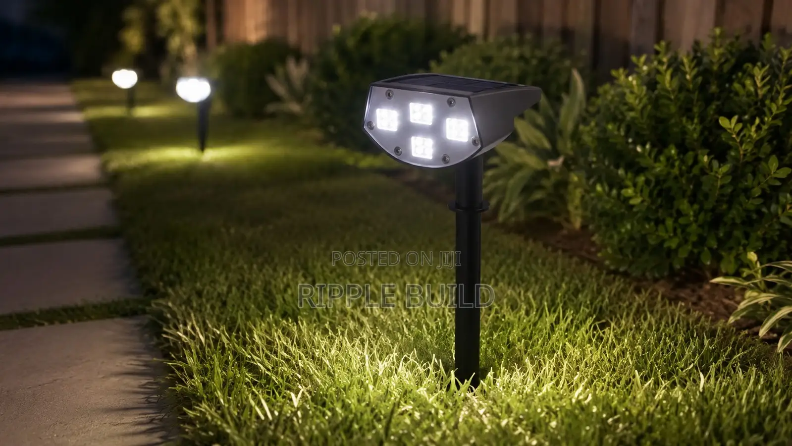 Aerbes Ab-Ta217 Solar Garden Stake Light 20 Led Landscape Lamp
