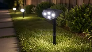 Aerbes Ab-Ta217 Solar Garden Stake Light 20 Led Landscape Lamp