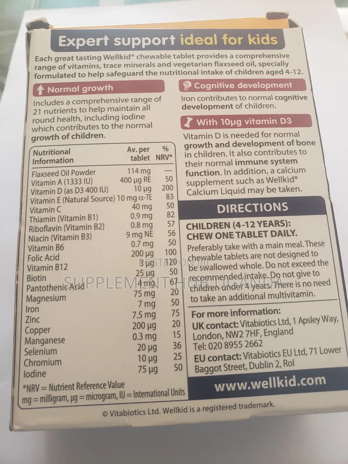 Wellkid Chewable Tablets