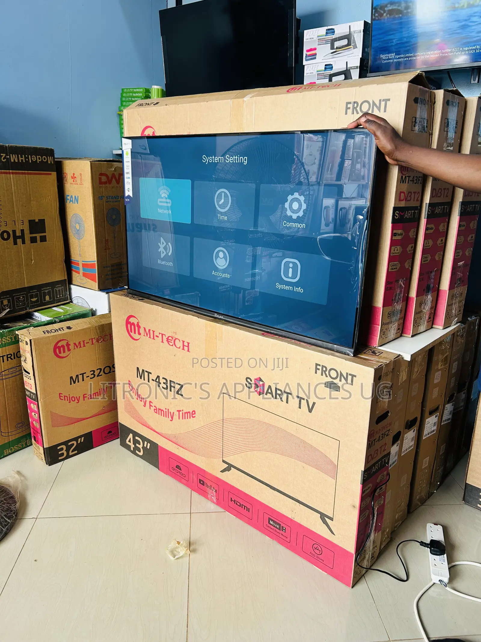 Mi-Tech 43inches Smart TVS