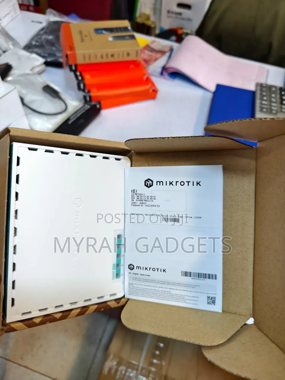Mikrotik Hex Rb750gr3 Wired Router