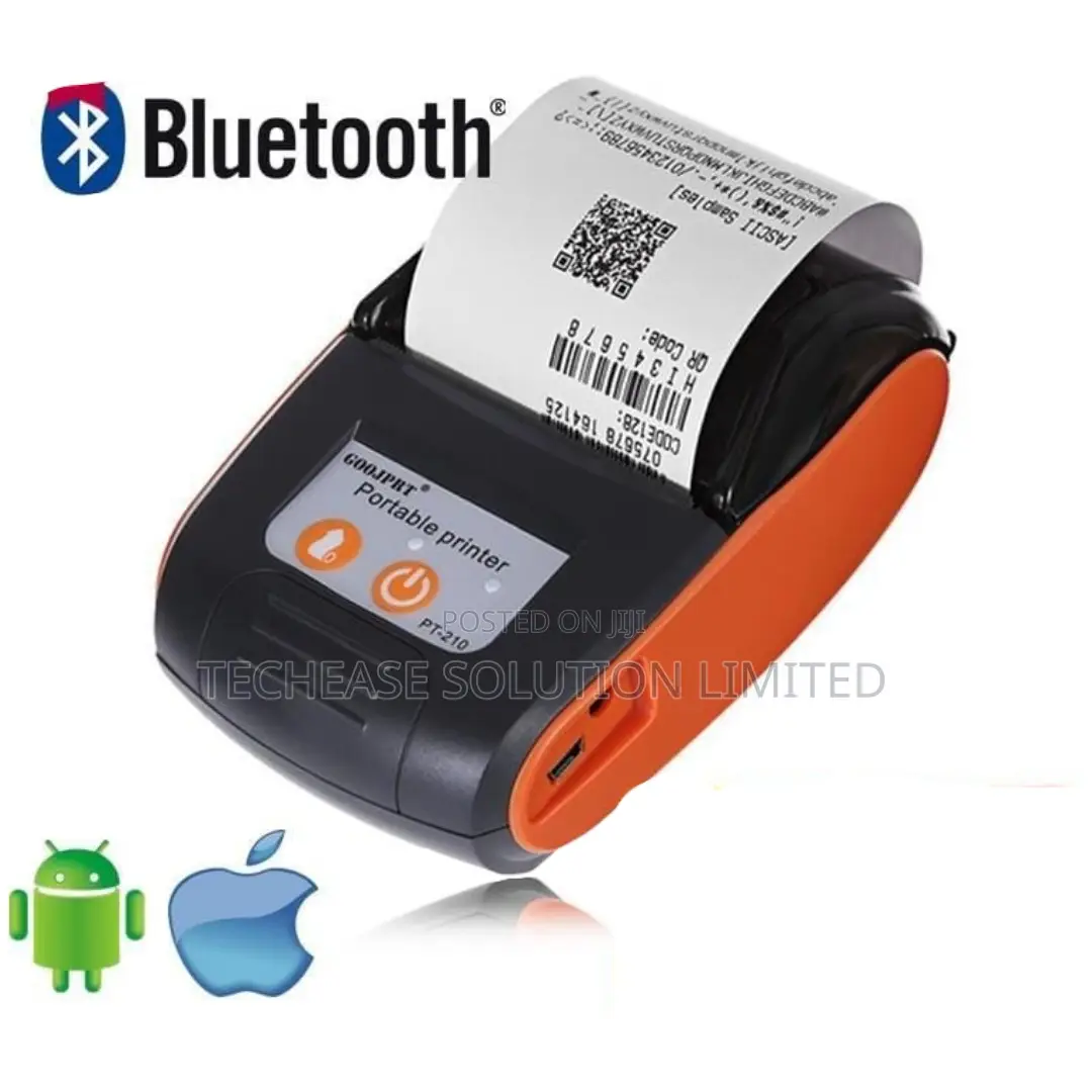 58mm Bluetooth Thermal Printer – Wireless Receipt for Android Ios