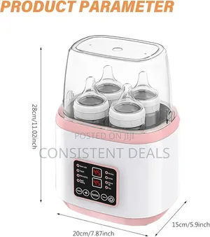 Premium Baby Bottle Warmer,8-in-1 Baby Bottle Sterilizer