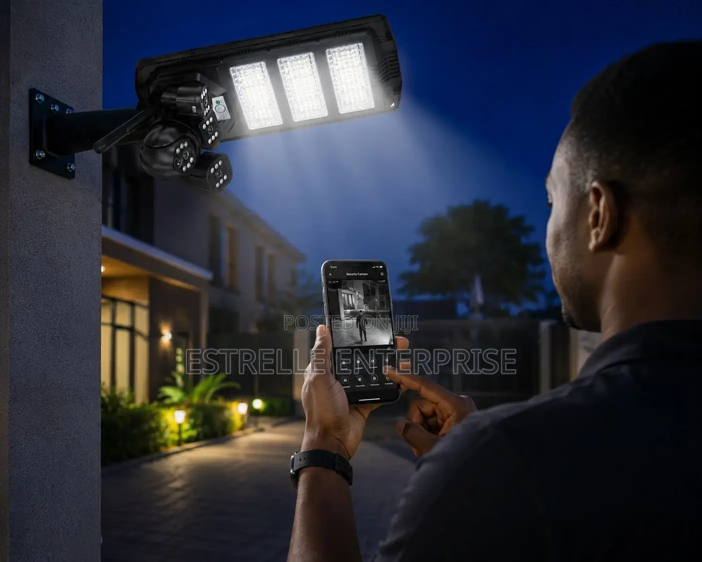 450w Solar CCTV Security Camera +Lighting