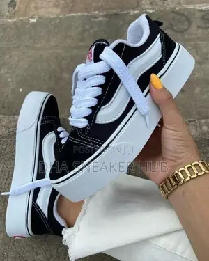 Vans Big Sole Black White Sneakers