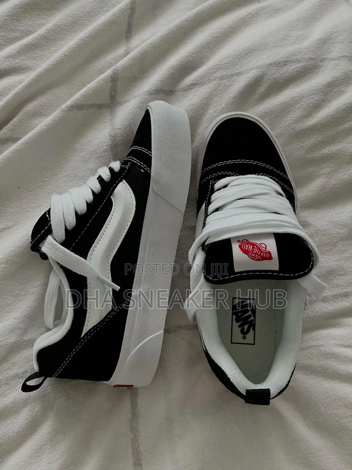 Vans Big Sole Black White Sneakers
