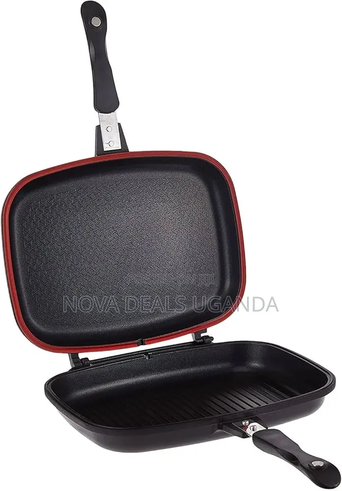 Dessini Non-stick Double Sided Frying/Grill Pan, 36cm