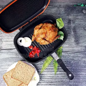 Dessini Non-stick Double Sided Frying/Grill Pan, 36cm