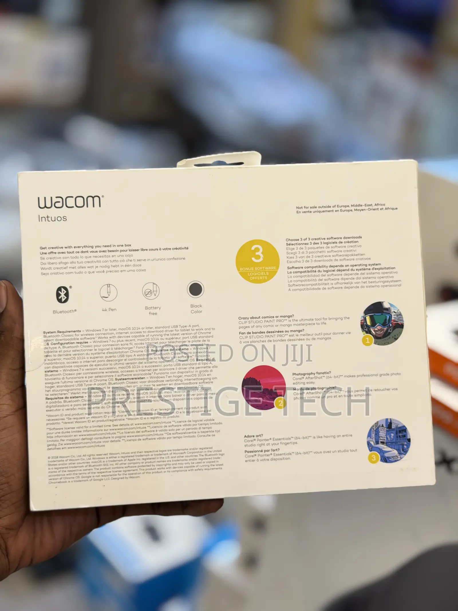 Wacom Intuos Graphics Drawing Tablet, Bluetooth Version for Creators