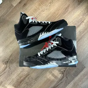 Air Jordan 5 Black Premium Sneakers