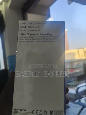 New Tecno Pop 20 64 GB Black