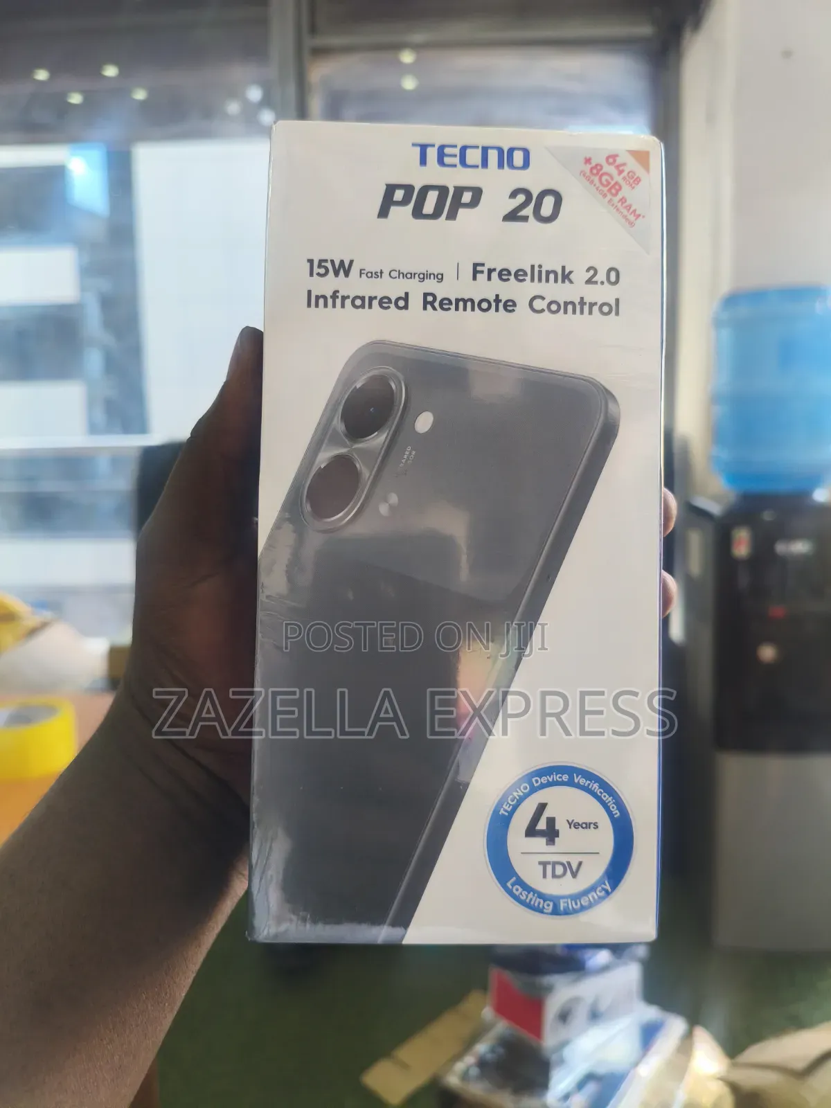 New Tecno Pop 20 64 GB Black