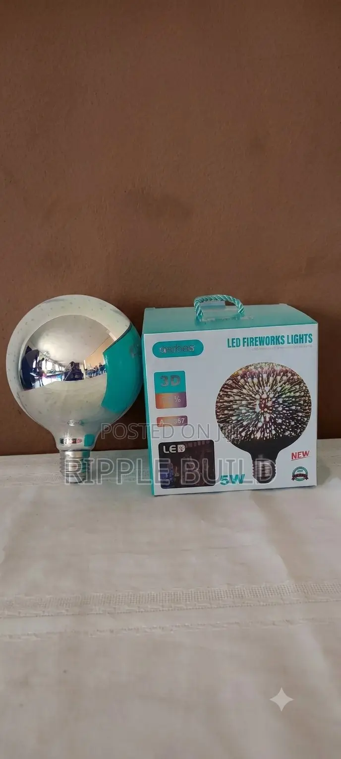 Aerbes Ab-Qp67 5w 3d Fireworks Led Decorative Light Bulb E27