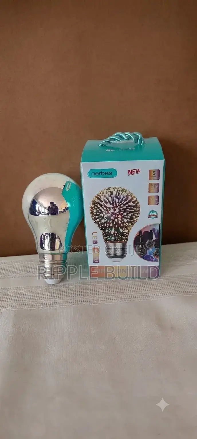 5w Led Fireworks Bulb E27 3d Decorative Light Aerbes Ab-Qp55