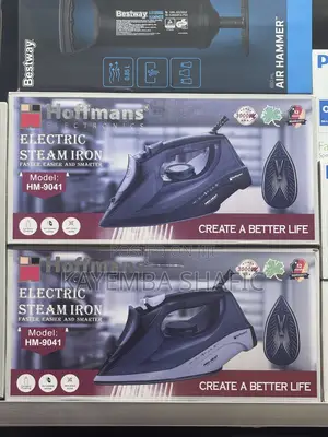 Hoffmans Electronics Electric Steam Iron Hm-9041 – Brand New 3000w