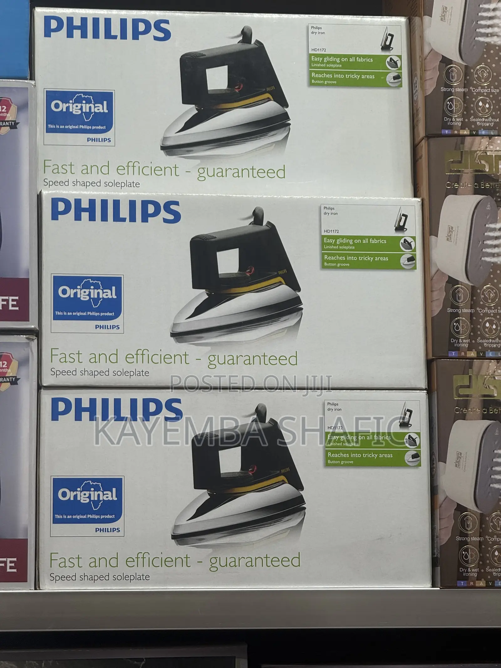 Original Philips Classic Dry Iron Box (Hd1172) - Brand New