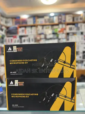 Maono Au-A03 Condenser Microphone Kit Podcast Mic With Boom Arm