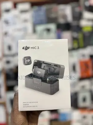 Dji Mic 3 (2 Tx + 1 Rx + Charging Case), Wireless Microphone