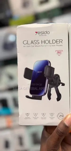 Yesido C256 Premium Tempered-Glass Gravity Car Phone Holder Designed