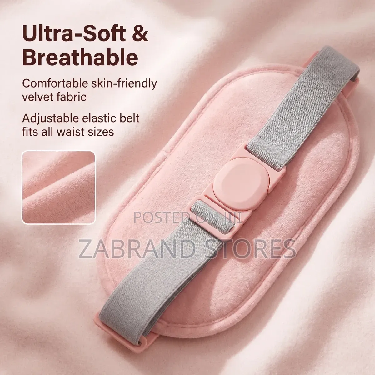 Rechargeable Cramp Relief Massage/ Heat Belt