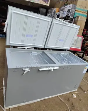Hisense 660 Liters Double Door Chest Freezer – Grey 3 Yrs Wrty