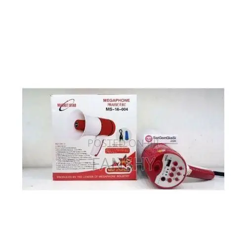 Original Pa Megaphone Bullhorn Siren, Rally Pa System (Mukalakasa)