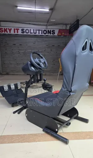 Gaming Racing Wheel Cockpit Base. It Feels Like a Real Car