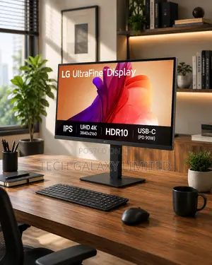 Lg Ultrafine Monitor, 27′′ Ips Display, Uhd, 60hz Refresh Rate,