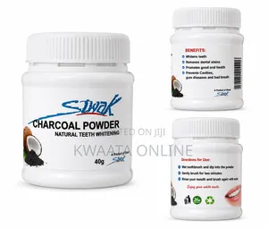 Teeth Whitening Charcoal Powder For Yellow Teeth Removal - 40 Gm