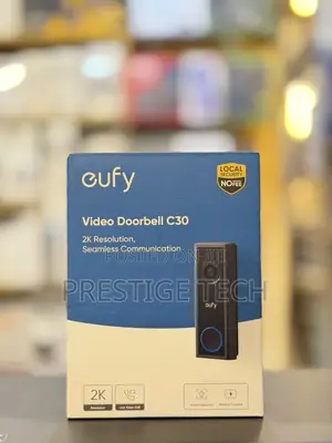Eufy Security Video Doorbell Camera C30, Battery Powered, Live Video