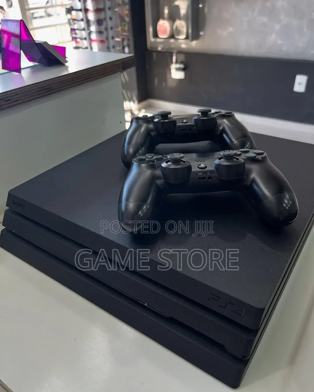 Sony Playstation 4 Pro With 15 Offline Games and 2 Controllers