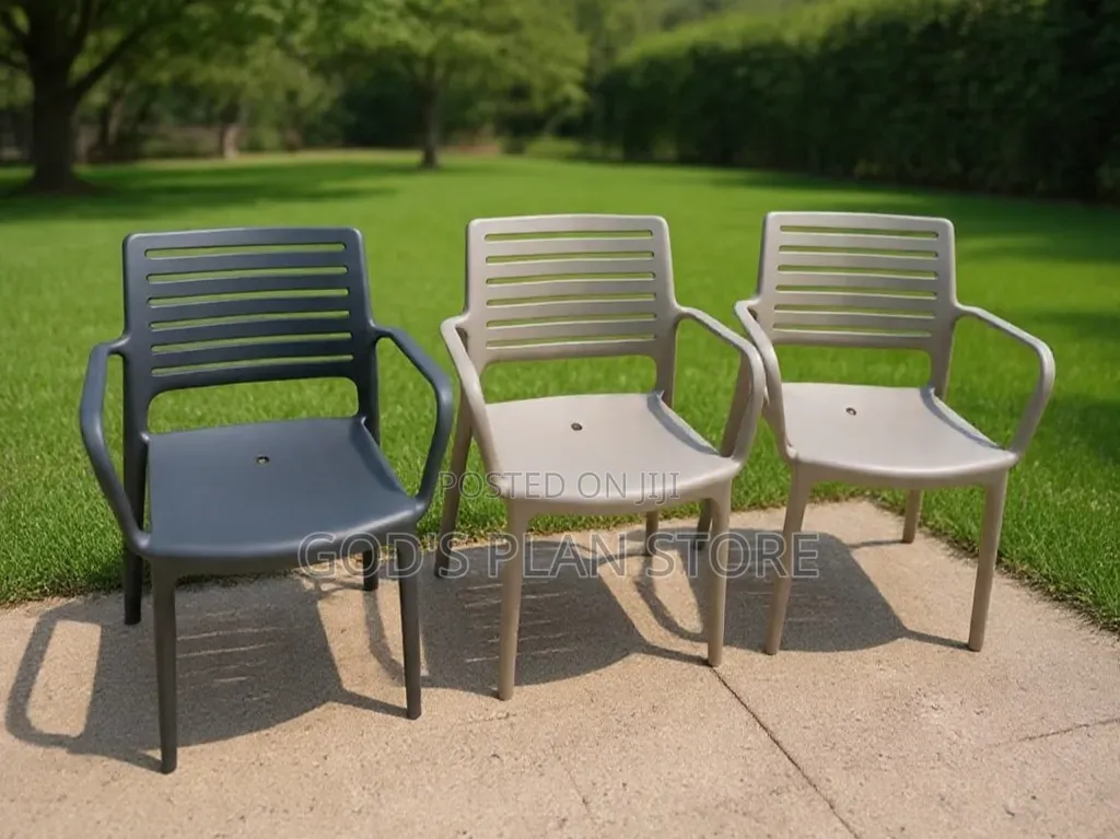 Court Yard Armrest Plastic Chairs Plastic Chairs