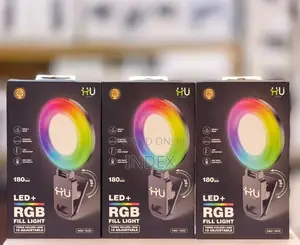 Hu Portable RGB Led Fill Light, 3 Colour Modes