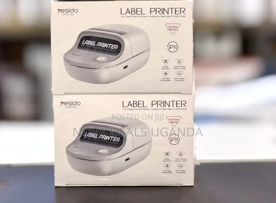 Yesido Sp10 Portable Thermal Label Printer-Ink-Free Bluetooth Printer