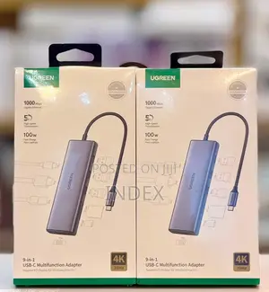 Ugreen 9in1 Usb C Hub To 3 Usb A 3.0 Ports, Hdmi 30hz,Sd Card Slot