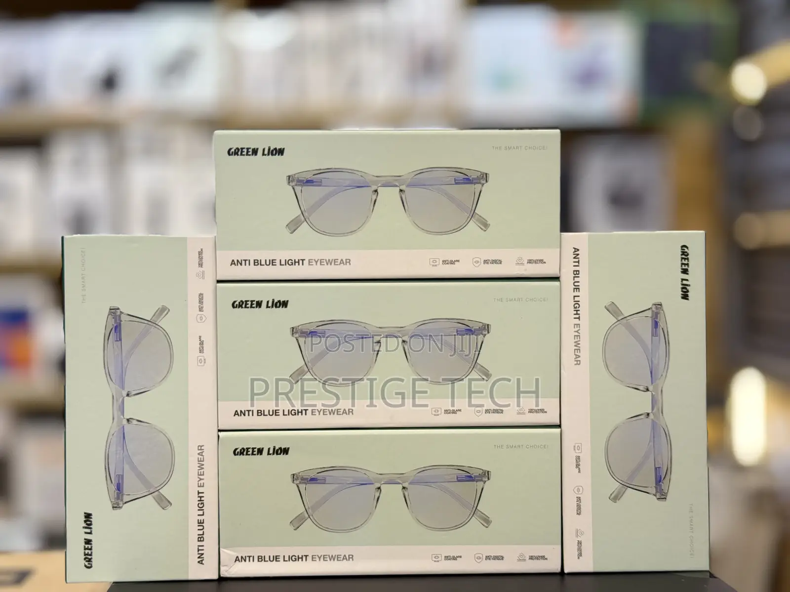 Green Lion Clear Anti Blue Light Eyewear, Computer Glasses
