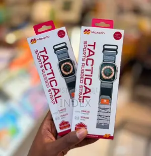 Moxedo Tactical Sports Rugged Apple Watch Strap Breathable Nylon Braid