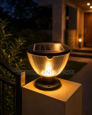 Solar Garden Pillar Light Automatic Sensor Kampala