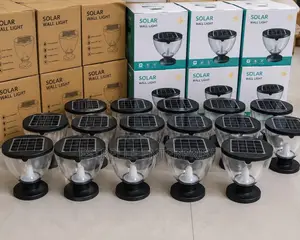 Solar Garden Pillar Light Automatic Sensor Kampala