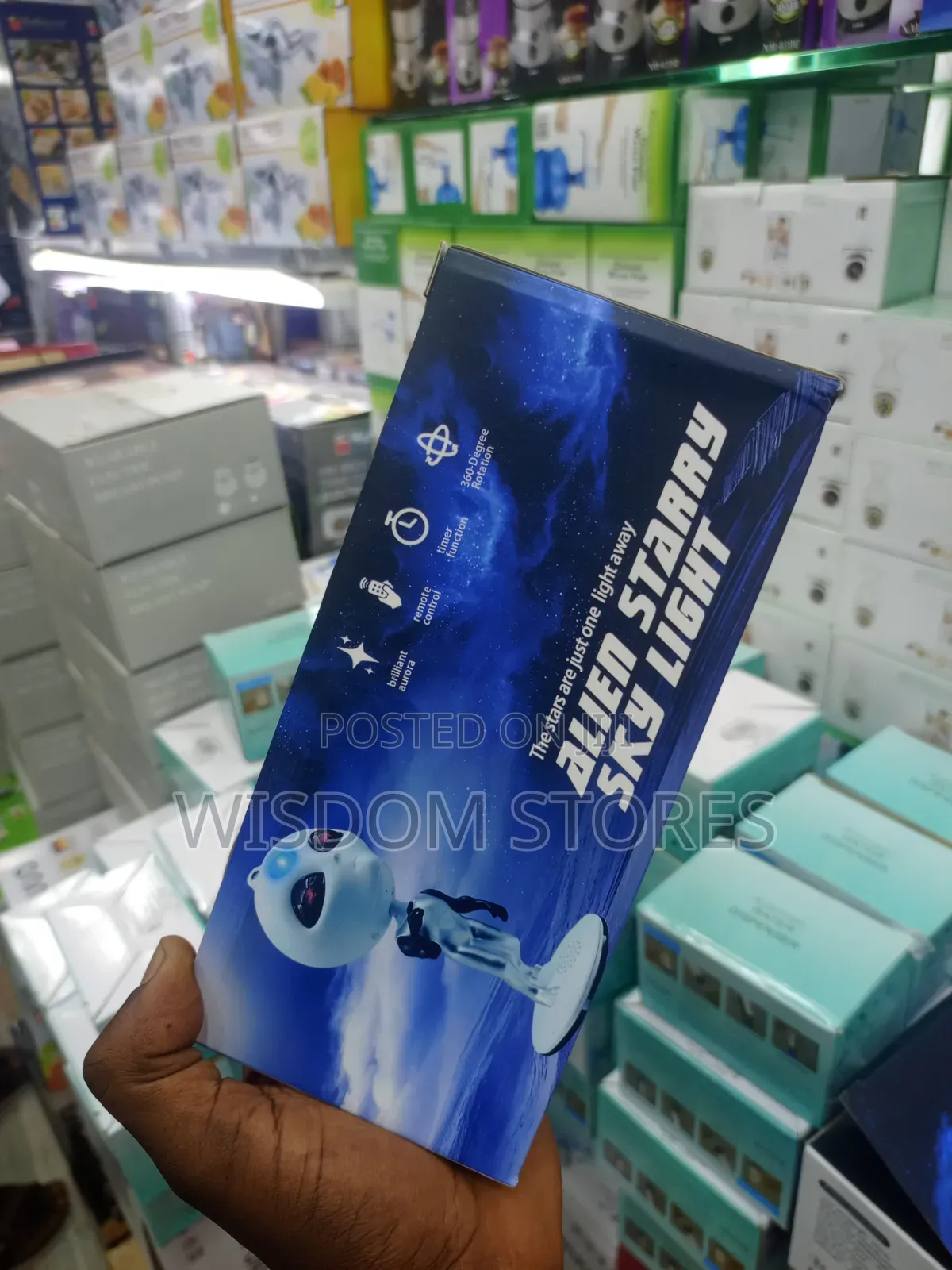 Alien Starry Sky Light, a Specialized Night Light Projector