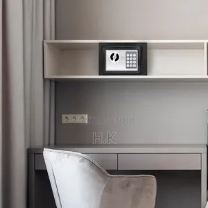 Electronic Digital Safe Box Security Box With Keypad And Key Lock