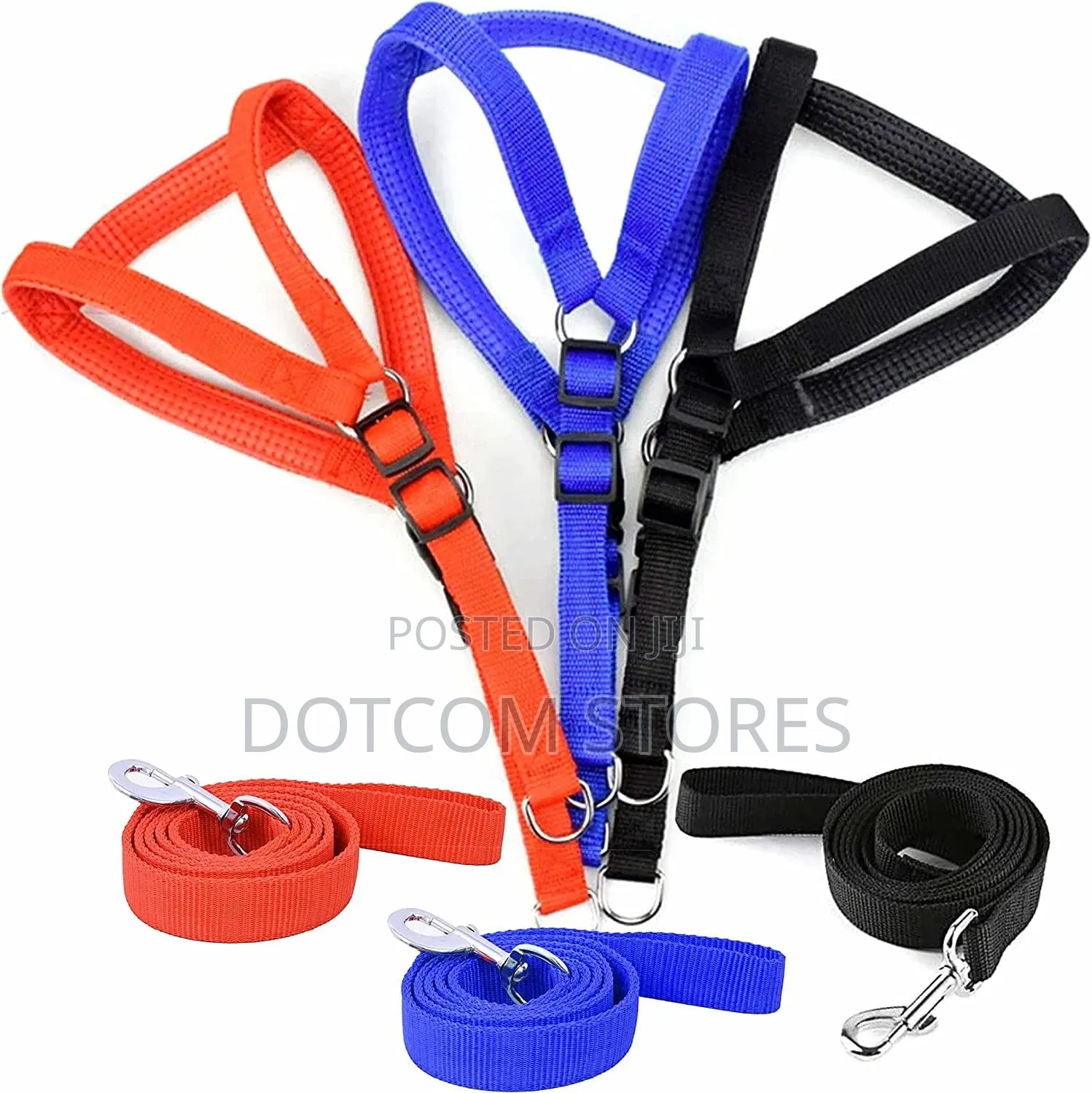 Nylon Dog Harness and Leash Set