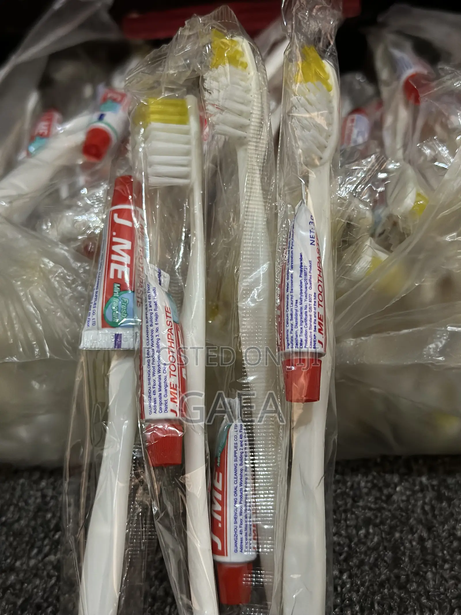 Mobile or Travel Toothbrush With Toothpaste