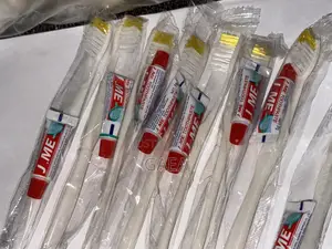 Mobile or Travel Toothbrush With Toothpaste