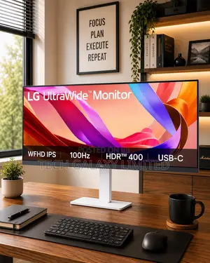 Lg Ultrawide Monitor, 34′′ Ips Display, WFHD Resolution, 100hz, Type C