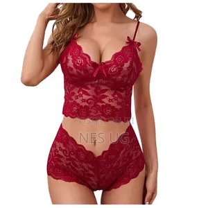 Adjustable Shoulder Strap Women's 2pc Lingerie